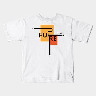 Typography Future 2024 Kids T-Shirt